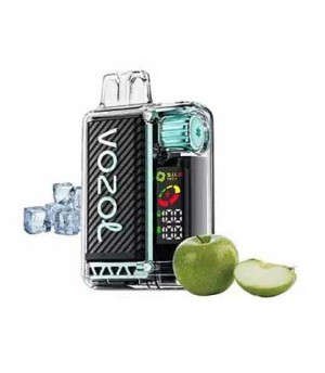پاد-یک‌بار-مصرف-Vozol-Vista-Sour-Apple-Ice-پاد-۲۰۰۰۰-پاف-نیکوتین-۵٪-پاد-طعم-سیب-سبز-ویپ-میوه‌ای